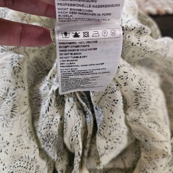 Ba&sh Women's Top Size L Wrap Long Sleeve Boho Blouse - Picture 12 of 14